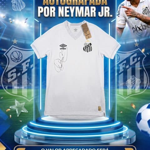 Camisa Autografada Neymar Jr